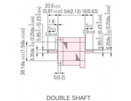 Japan Servo KH56KM2U036 unipolar stepping Motor 3.0A 2.3V 1.8 deg 56mm NEMA 23