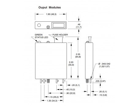 Grayhill DC Solid State Relay SSR Output Module 70G-ODC5 SSR [Surplus]