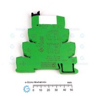 Phoenix Contact 2961105 24V 6A SPDT Relay with Base 6mm Thick Phoenix Contact 2961105 24V 6A SPDT Relay with Base 6mm Thick