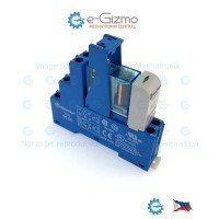 Finder 12V 10A DPDT with DIN Socket