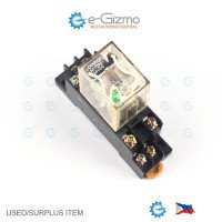 Omron MY2N 24VDC DPDT Industrial Relay with DIN Socket Omron MY2N 24VDC DPDT Industrial Relay with DIN Socket