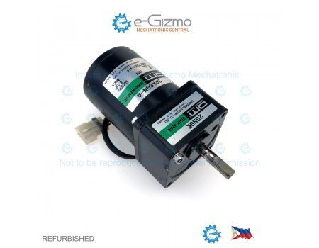 Reversible 100V 6W AC Motor 2RK6GN-A with 2GN9K Gearhead [USED]