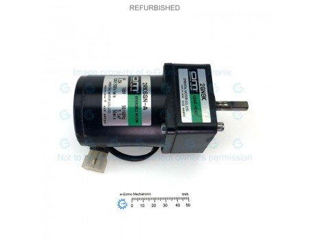 Reversible 100V 6W AC Motor 2RK6GN-A with 2GN9K Gearhead [USED]