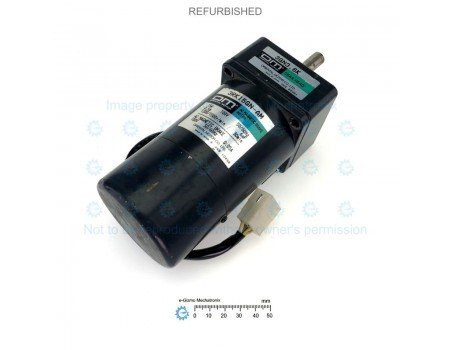 Reversible 100V 15W AC Motor 3RK15GN-AM with  Brake & 3GN3.6K Gearhead [USED]