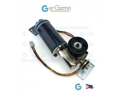 24V DC High Torque Motor with Right Angle Gear Head & Encoder