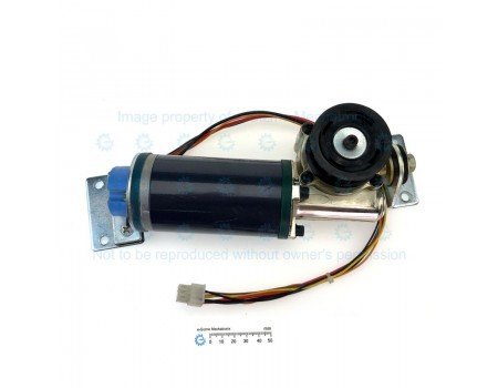 24V DC High Torque Motor with Right Angle Gear Head & Encoder