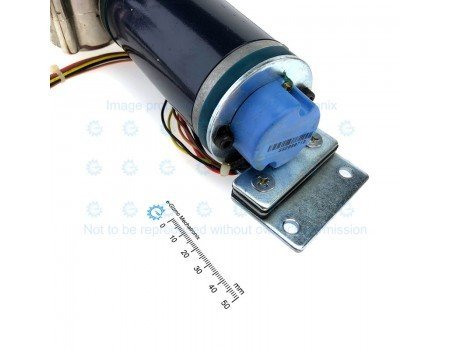 24V DC High Torque Motor with Right Angle Gear Head & Encoder