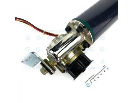 24V DC High Torque Motor with Right Angle Gear Head & Encoder