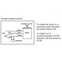 Reversible 100V 6W AC Motor 2RK6GN-A with 2GN18K Gearhead [USED]